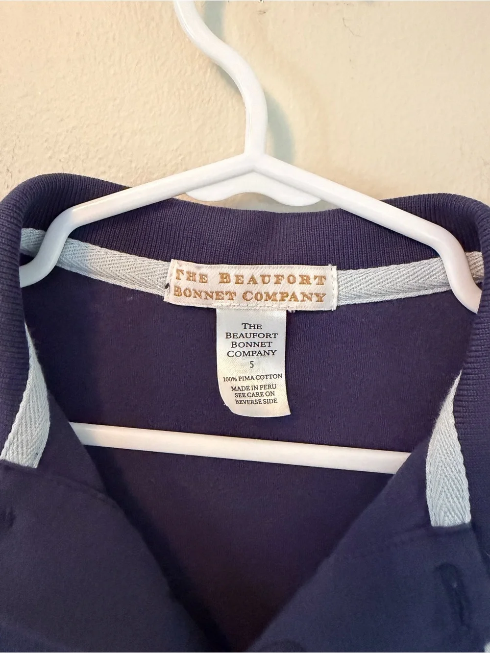 The Beaufort Bonnet Company Navy Polo Shirt & Cream Shorts Set